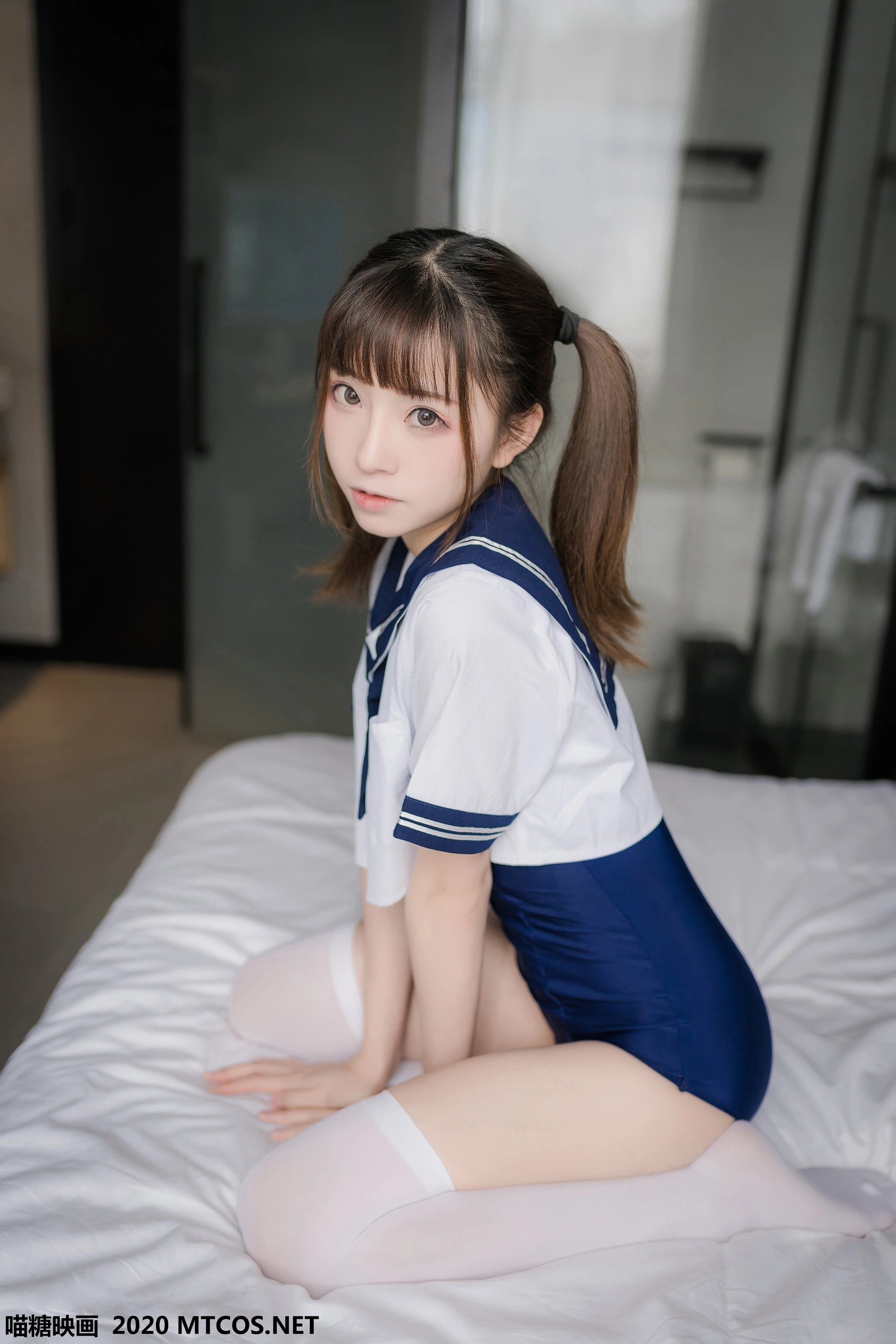 喵糖映画 - JKL.006 泳装JK制服 0